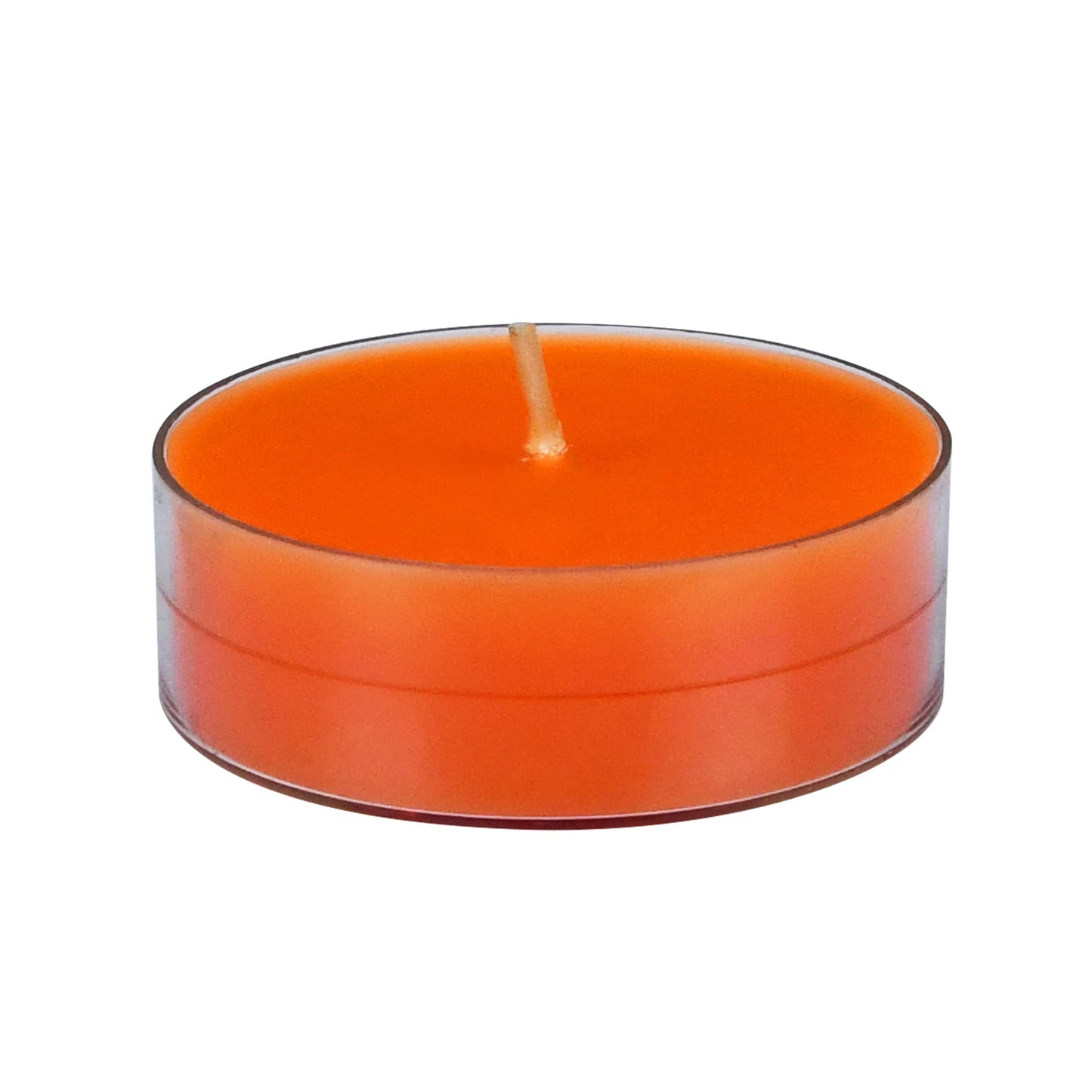Zest Candle 12-Piece Tealight Candles, Mega Oversized Orange s