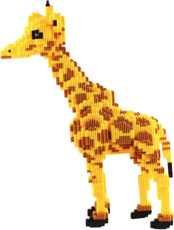 Larcele Micro Giraffe Building Blocks Animal Mini Building Toy Bricks4737 Pieces KLJM-02 (Model 2841)