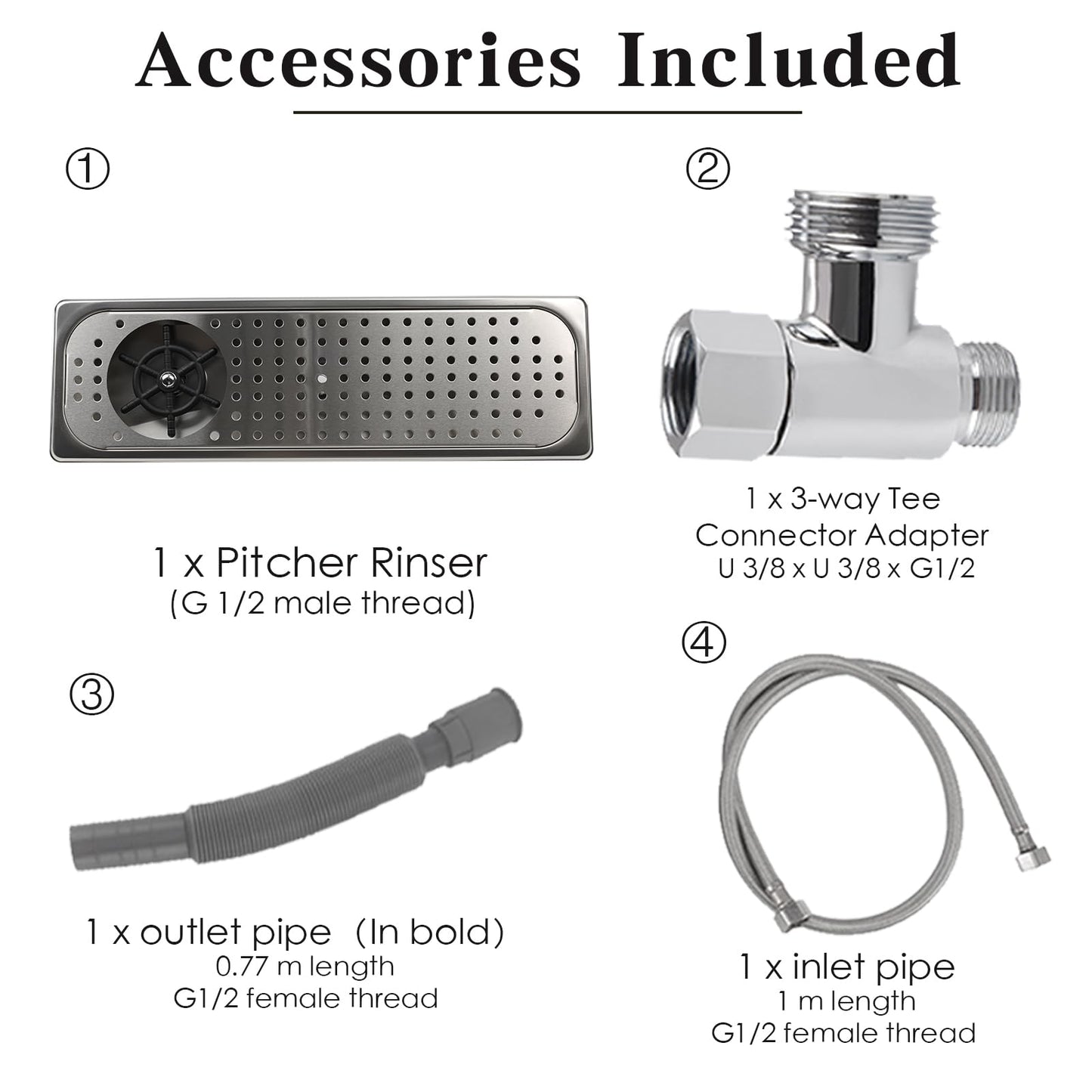 Glass Cleaning Machine, Stainless Steel Countertop Commercial Pitcher Cleaning Machine, Kitchen Sink Coffee Bar Coffee Milk Tea Cup Glass Cup Cleaning Machine (Silvery)