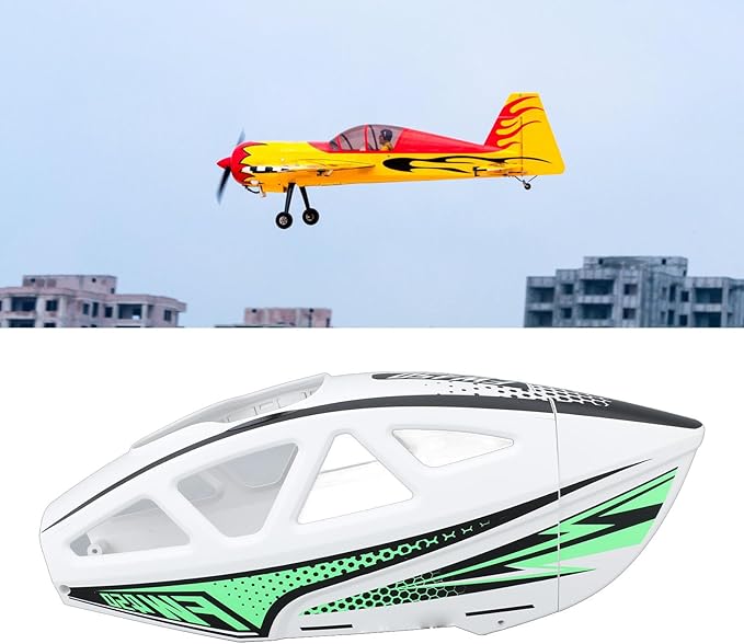 Alomejor RC Helicopter Canopy Cover Anti Crack Enhancedfor Flywing FW450 V3 (White)