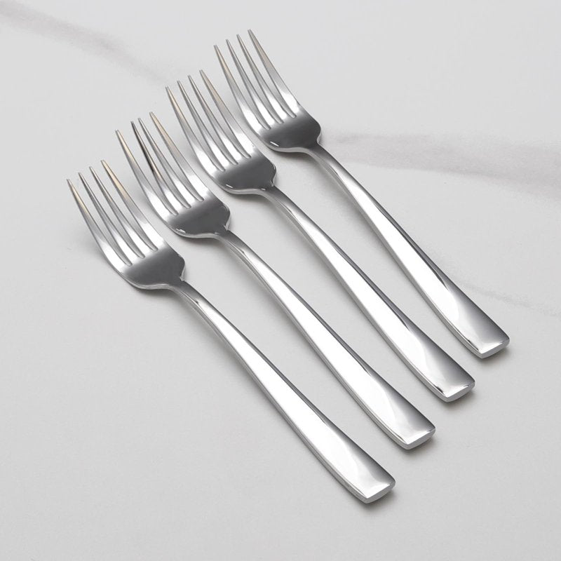 8-Piece Dinner Forks Set, Food Grade Stainless Steel Silverware Fork, Flatware Forks Use for Home, Kitchen, Restaurant, Dishwasher safe - 8.1 Inches