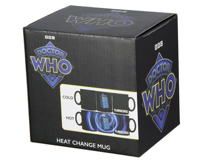 Seven Times Six Doctor Who TARDIS Vortex Heat Reactive Color Changing Tea Coffee Mug Cup