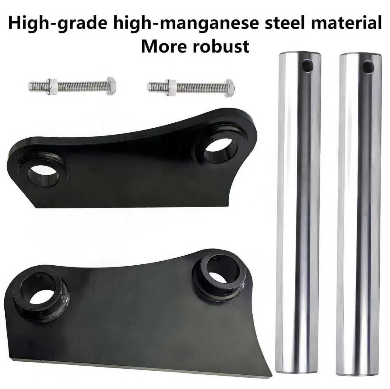 Bucket Attachment Ear Weld/with Grease Nipple Pins ，on 40mm 7-13/16" C-C Compatible Cat 304 303.5 Mini Excavator，Mini Excavator Accessories Bucket Attachment
