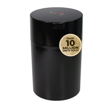 Coffeevac 1LB – Patented Airtight Container | Multi-use Vacuum Container Works as Smell Proof Containers for Ground Coffee and Coffee Bean Containers. White Floral