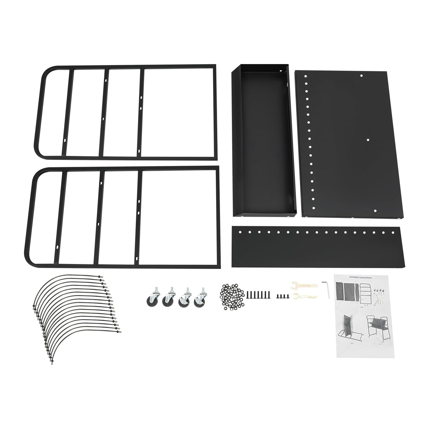 Bulelula 16-Bay Laptop and Tablet Open Charging Station, Tablet Mobile Charging Cart Storage Cart Up to 14in Screen Size for Office Classroom