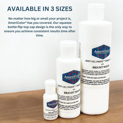 AmeriColor, Pale Peony, 4.5 Ounce Bottle, Soft Gel Paste Food Color
