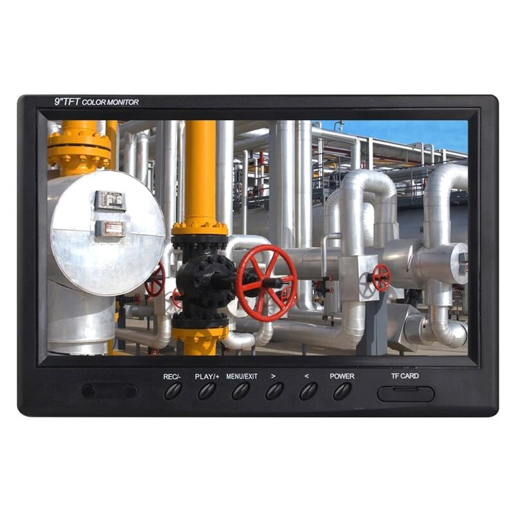 Sewer Camera Replacement Ultra High Definition 9inch Display Screen w/16GB DVR Video Rcording,JQKJCAM Drain Pipe Borescope Accessory,Monitor of Pipe Inspection Camera SP09A SP09F 9600F WP90F