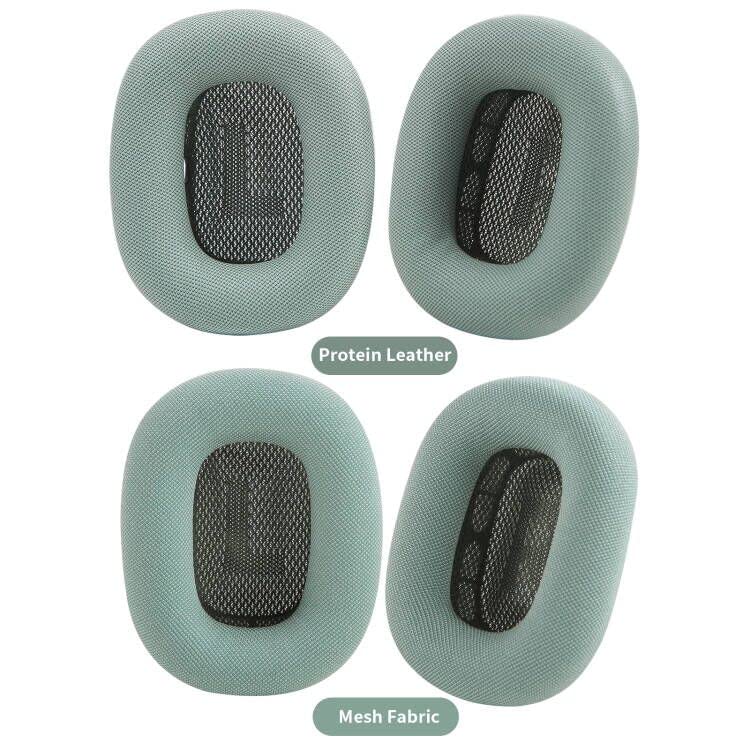 Earrock Ear Cushions Replacement for AirPods Max Headphones,Mesh Fabric Covered Earpads with Memory Foam and Magnet (Green)