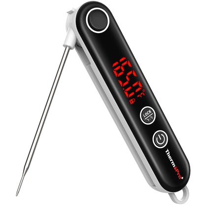 ThermoPro TP18 Instant Read Meat Thermometer Digital with Thermocouple Sensor, Cooking Food Thermometer for Grill, Smoker, BBQ, Oil Deep Frying, Candy, Kitchen Thermometer