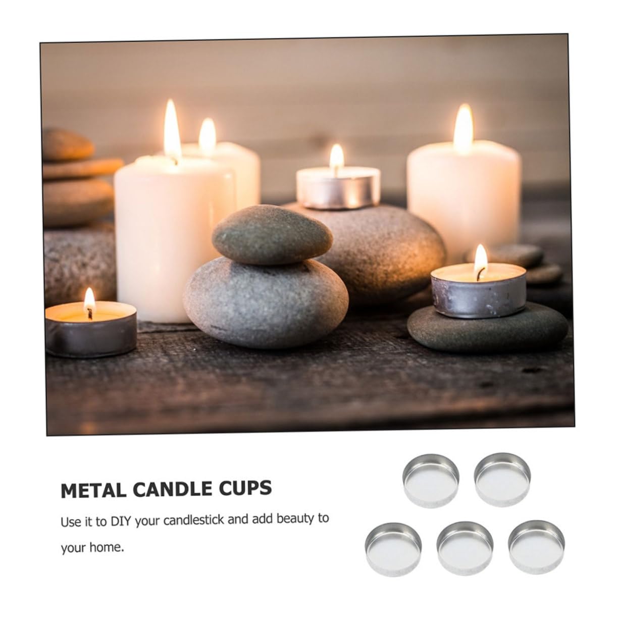 IMIKEYA 20pcs Candle Cup Empty Tealight Cups Gold Candles Holder Empty Wax Containers Tealight Candle Stand Scented Candles Holder Wax Melt Container Decor for Home Aluminum Grace Crafts