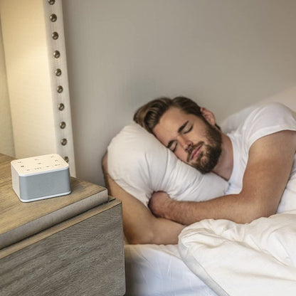 Serene Evolution 45 Sound Portable White Noise Machine - Sleep Sound Machine for Adults, Kids, Baby, Home, Office Privacy - White Noise Machine for Office - Nature Sound Machine - White Noise Maker