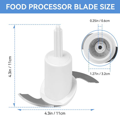 CH-4CB Chopping Blade for Cuisinart Blade Replacement Parts, Food Processor Blade Fits for Cuisinart 4 Cup Chopper/Grinder CH-4, CH-4BK & CH-4DC Only
