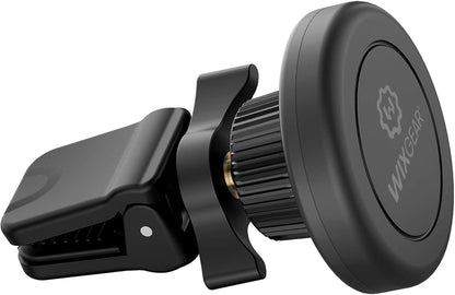 WixGear Universal Twist-Lock Air Vent Magnetic Car Mount Holder for Cell Phones with Fast Swift-snap Technology – Supports Devices up to 14oz