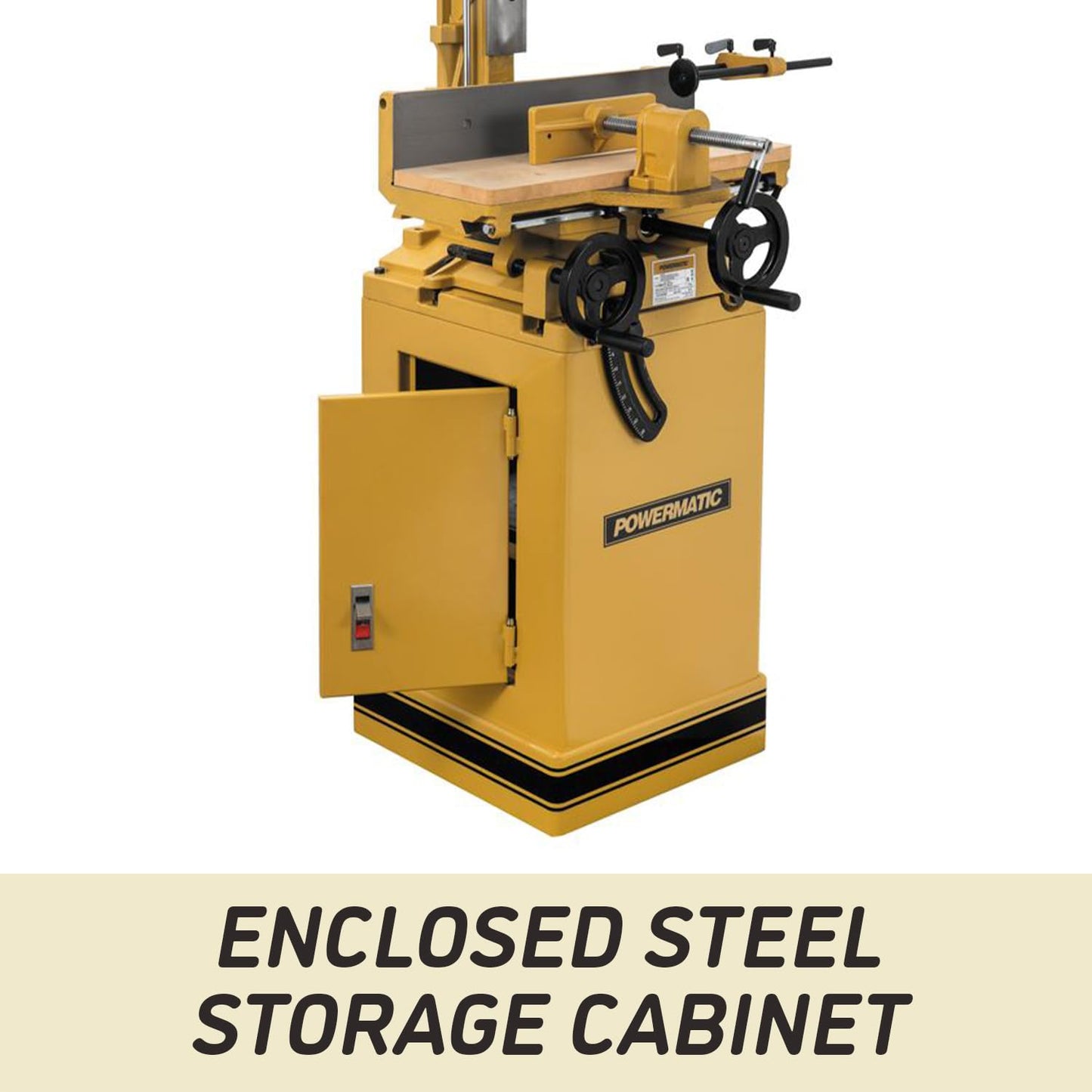 Powermatic Tilt Table Mortiser, 1" Chisel, 10-3/4" Stroke, 115/230V 1Ph (Model 719T)
