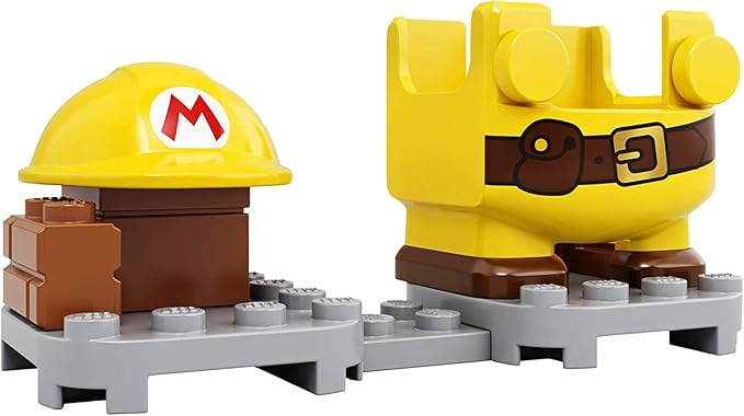LEGO Super Mario Builder Mario Power-Up Pack 71373 Building Kit Fun Gift for Kids to Power Up The Mario Figure in The Adventures with Mario Starter Course (71360) Playset (10 Pieces)