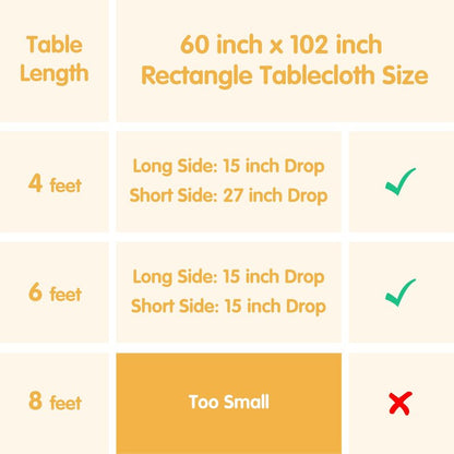 BRILLMAX 8 Pack Sage Green Tablecloths 60 x 102 Inch for 6ft Rectangle Tables - 150 GSM Polyester Fabric, 15" Standard Drop, Water, Stain & Wrinkle Resistant Cloth Cover for Wedding Dining Buffet