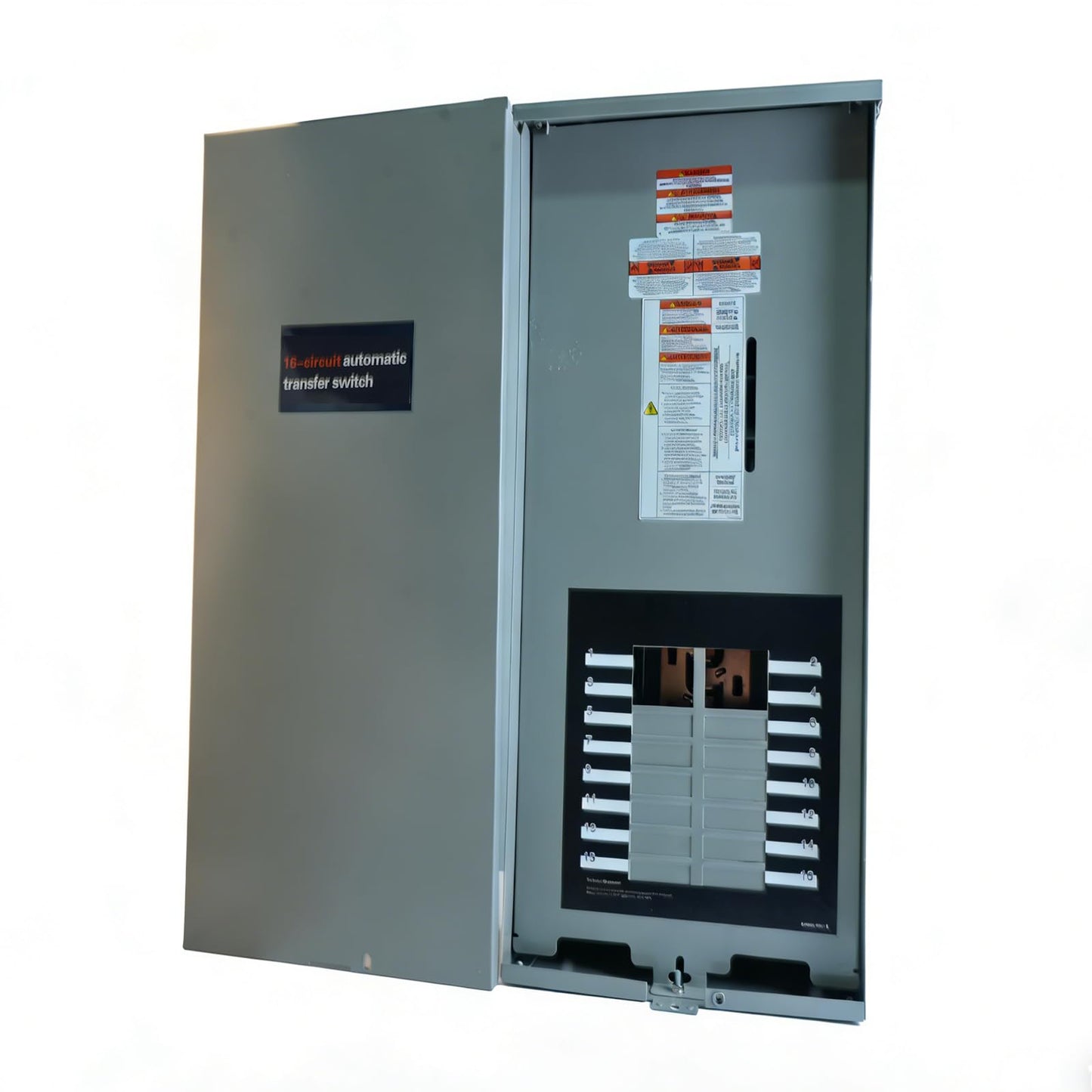 100 Amp Automatic Transfer Switch for Generac RXG16EZA3, 16-Circuit ATS with NEMA 3R Aluminum Enclosure & Integrated Load Center, Indoor Outdoor Use for Essential Circuit Backup
