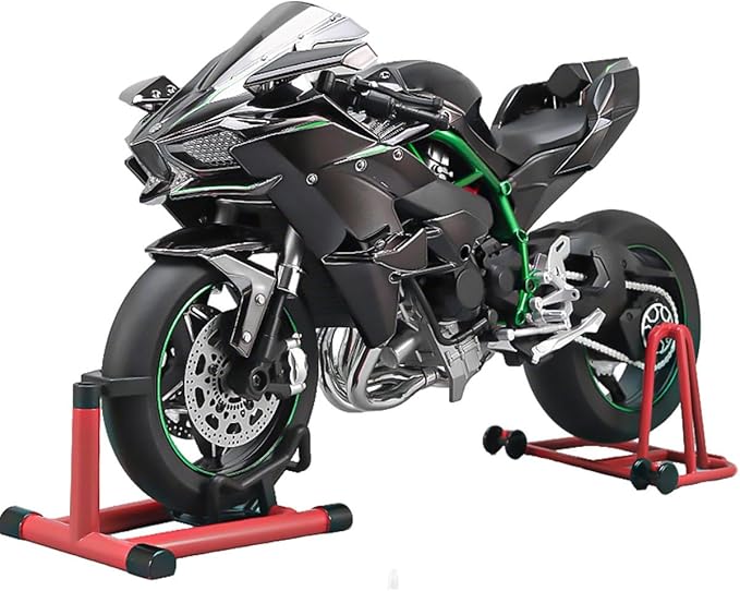 RC Motorcycle Model for Adult 1/7 Scale Remote Control Motorcycle V4 Top Edition with Ignition System &amp Smoke Spray for Biker