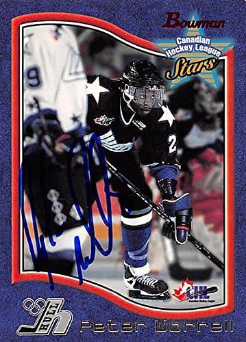 Autograph Warehouse 245515 Peter Worrell Autographed Hockey Card - Minor League Rookie44 FT 1998 Bowman - No. 56