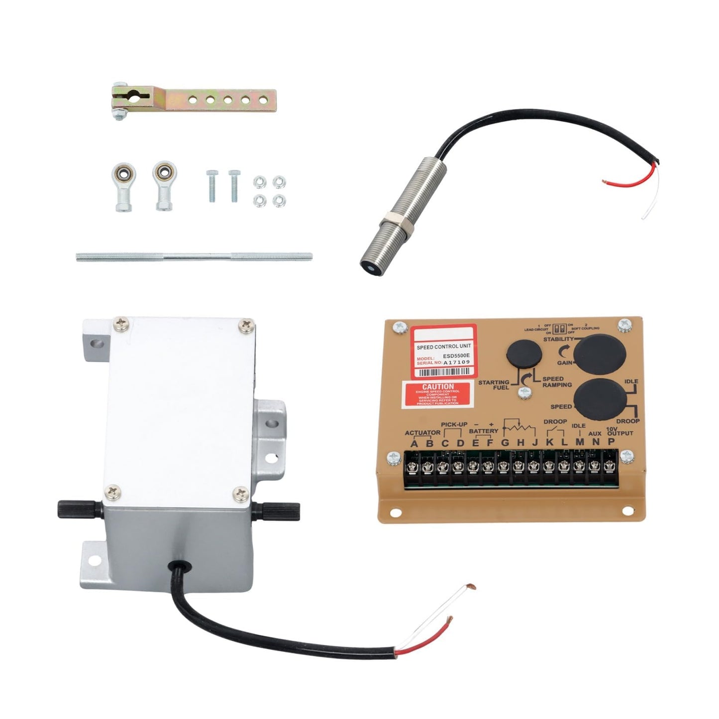 findmall ESD5500E Generator Governor Actuator Speed Control Unit ADC120-12V MSP675 Compatible with Mainstream Generator