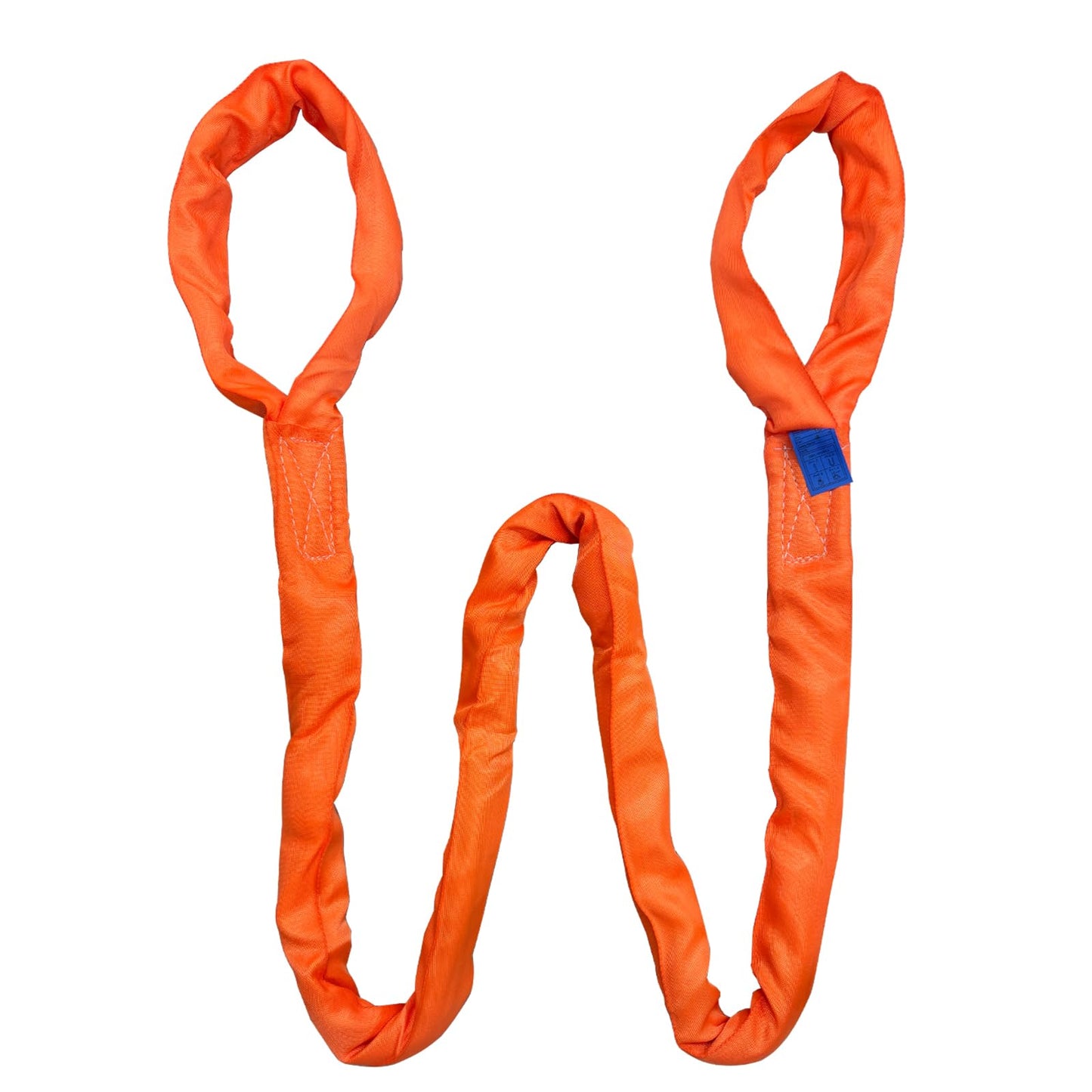 Eye and Eye Round Sling 33000lb 16.4FT Sling Strap Rigging Polyester Endless Lift Sling for Hoist Heavy Duty Objects Heavy Duty Poly Lifting Sling Polyester Eye and Eye Round Sling【15T-5M】