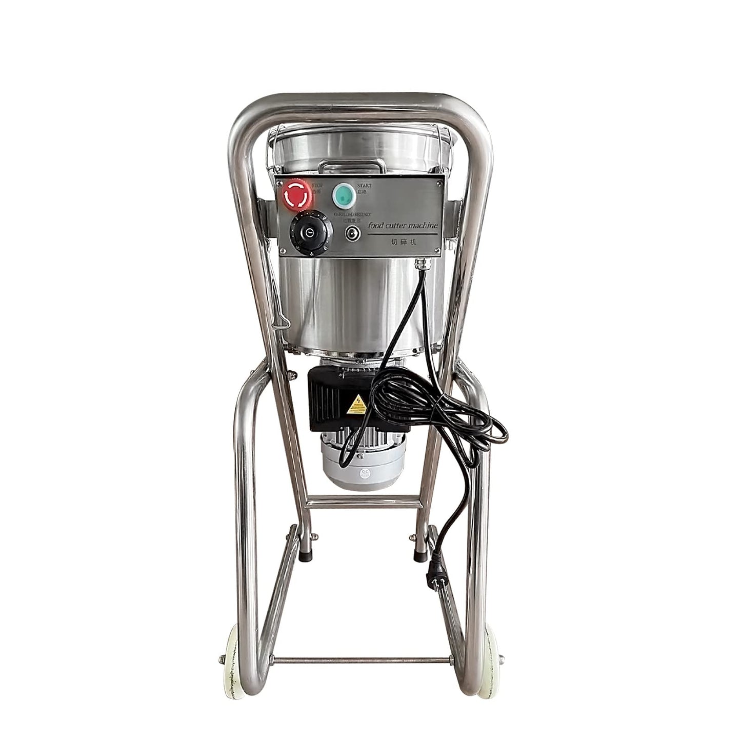 Commercial Food Cutter and Food Processor,Meat Chopper Machine Stainless Steel Universal Food Mixer Vegetable Industrial Fruit Blender,Vegetable Blender,Animal Feed Cutter & Mixer for Farm (20L)