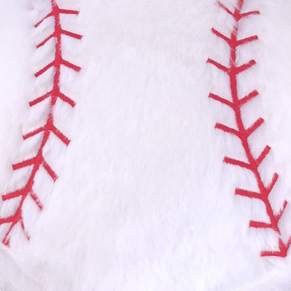 CHORONMO Baseball Plush Pillow - Soft Stuffed Fluffy Toy, Durable Round Sports Gift for Kids Room Decor