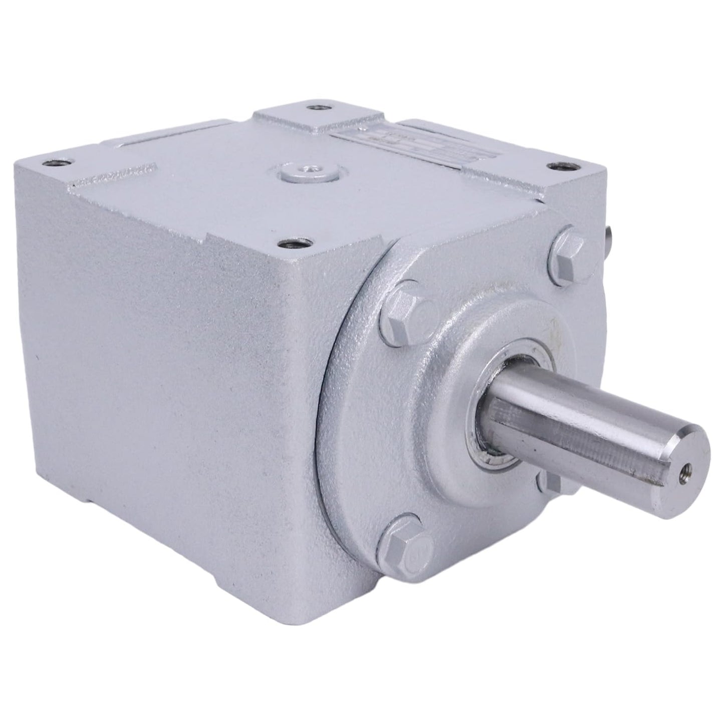 Holdia 40 HP Right Angle Bevel Gearbox with 2 Keyed Shafts CW/CW 1:1 1800 Max RPM 19455-SR-KW-KW-GR