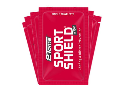 2Toms SportShield Xtra, Soothing All Day Anti-Chafe Prevention, Waterproof Protection from Thigh Chafing and Skin Irritation, 6-Pack Single-Use Towelettes