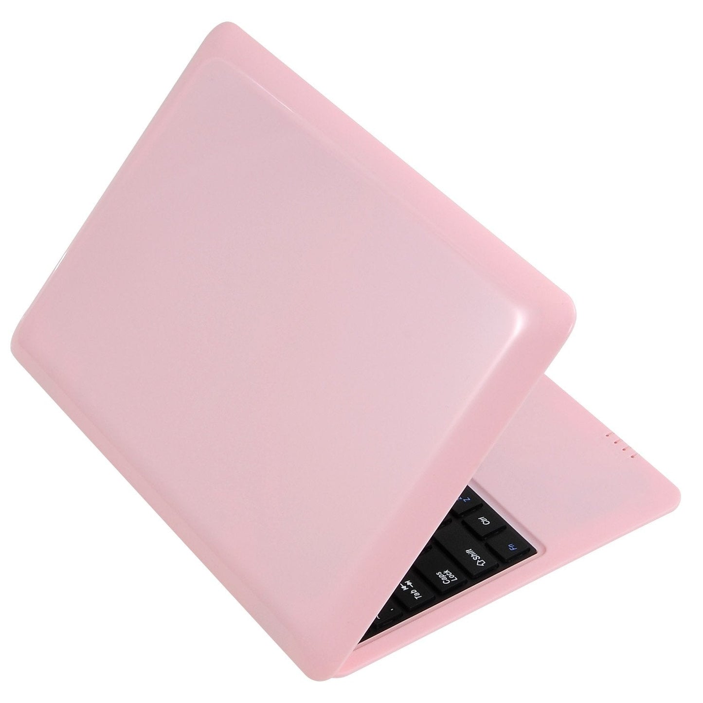 Goldengulf 2025 Version 10.1 Inch Portable 8GB Computer Laptop PC Quad Core Android 6.0 Mini Netbook Slim and Lightweight Notebook YouTube Player Flash (Pink)