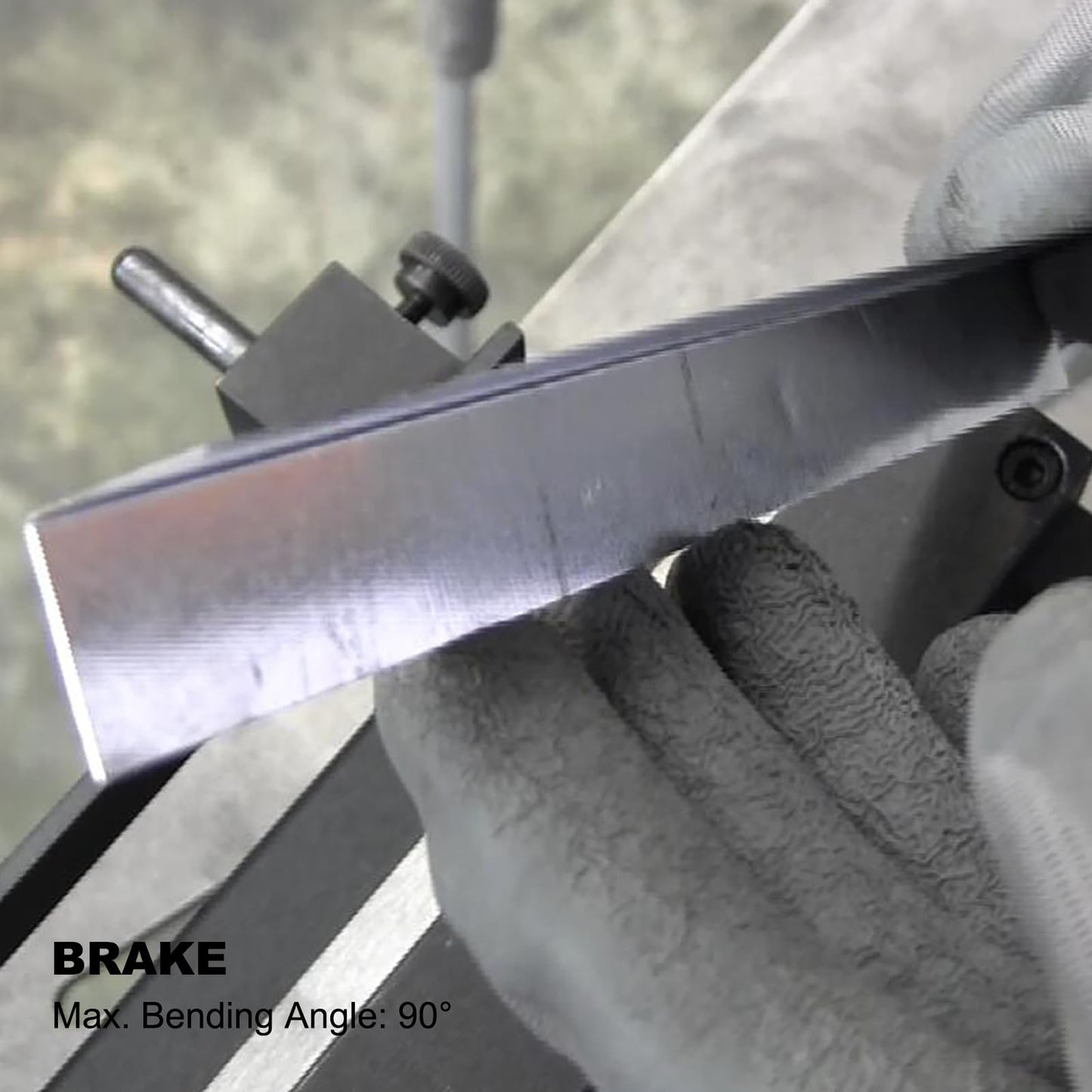 KAKA INDUSTRIAL Metal Brake,8 Inch 20 Gauge (0.036 Inch) Combination Shear and Brake,Bending Angle 90°for Crafts, Workshop, HVAC, Automotive Repair 8 Inch Manual Shear and Brake