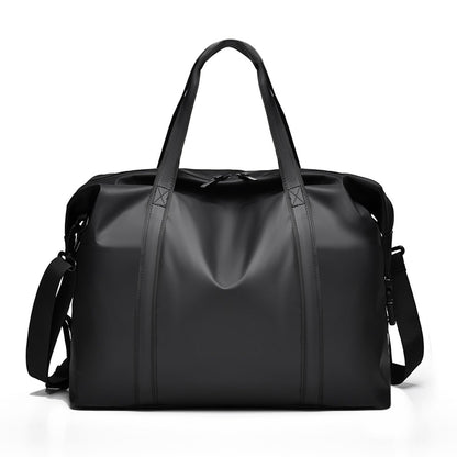 SZDPC Travel Duffle Bag for Spirit Airlines Personal Item Bag 18x14x8, PU Leather Carry on Tote Bag with Shoulder Strap, Weekender Bag for Men and Women