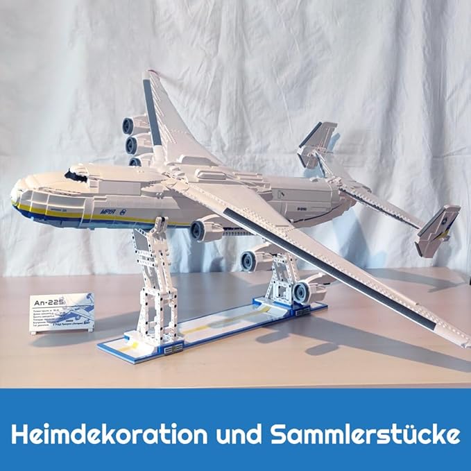 An-225 Large Transport Aircraft Building Blocks Set MOC Airplane Model Building KitsWW2 History Military Fan Model Collection Toys Gifts and Adult 5350 PCS