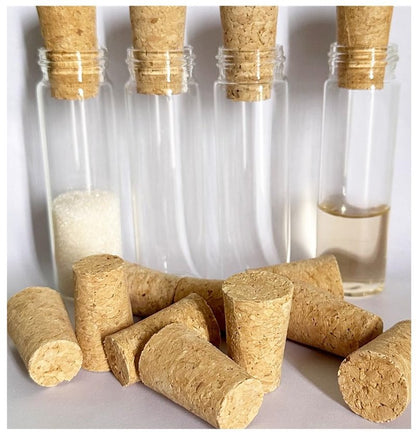 14 Pcs Cork for Bottles Stoppers Cork Plugs Soft Wood Natural Tapered Corks Wooden Replacement Corks for Bar,Restaurant,Wine and Beer Making Craft,Jars and Bottles, DIY Crafts,Leakproof