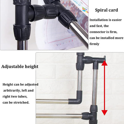 Adjustable 360° Rotating Floor Embroidery Stand for Cross Stitch & - Perfect for Hands-Free Sewing Projects & Crafting Enthusiasts