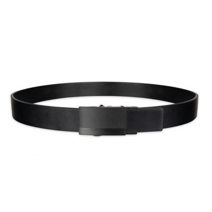 Kenneth Cole REACTION Men's Perfect Fit Adjustable Belt with Track Lock , Black Matte, Large (38-40)