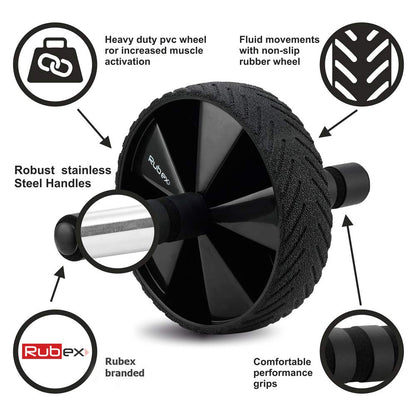 Ab Roller Wheel Ab Workout Equipment Ab Exercise Equipment Workout Equipment Home Gym Equipment Ab Machine for Men Women for Abdominal & Core Strength Training