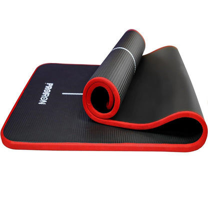 PROIRON Yoga Mat Eco Friendly NBR All-Purpose 10mm Thick Non-Slip Exercise Mat High Density Anti-Tear Pilates Mat with Carrying Strap for Yoga Pilates and Gymnastics - 183cm x 66cm x 1cm - 7 Colours(Only official brand : PROIRON)