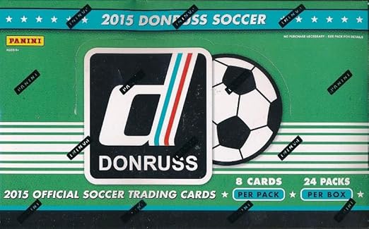 2015 Donruss Soccer HUGE 24 Pack Factory Sealed HOBBY Box with 192 Cards &amp AUTOGRAPH CARD! Look for Cards &amp Autographs of Superstars including Lionel MessiRonaldoNeymar Jr &amp Many More