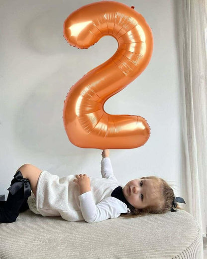 Orange 5 Balloon, Number Balloon 40 Inch, Orange Party Supplies, 5th Birthday Balloon Decorations, 5 Number Balloons, Number 5 Balloon