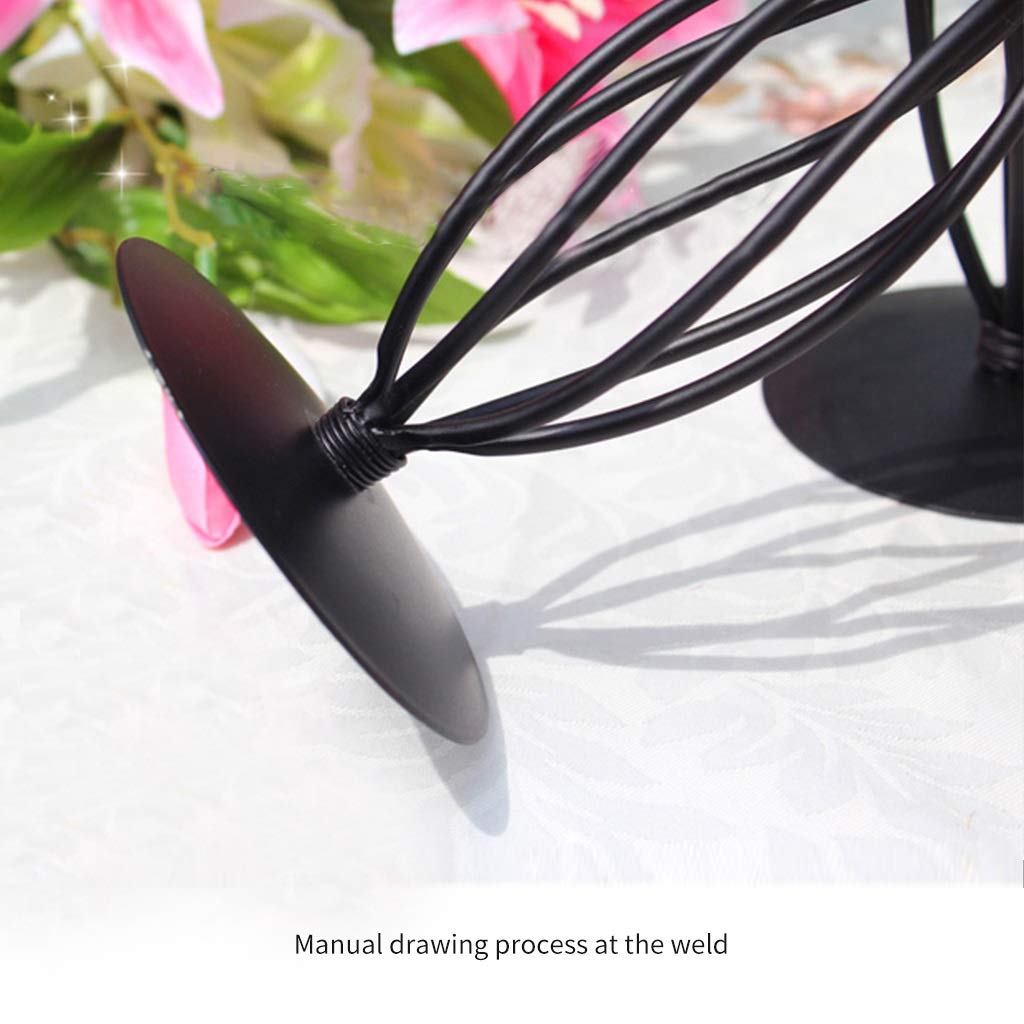XILIN-1987 Candle Holderss Simple European Candle Holder Romantic Retro Wedding Props Wrought Iron Home Furnishings Decorative Candlestick