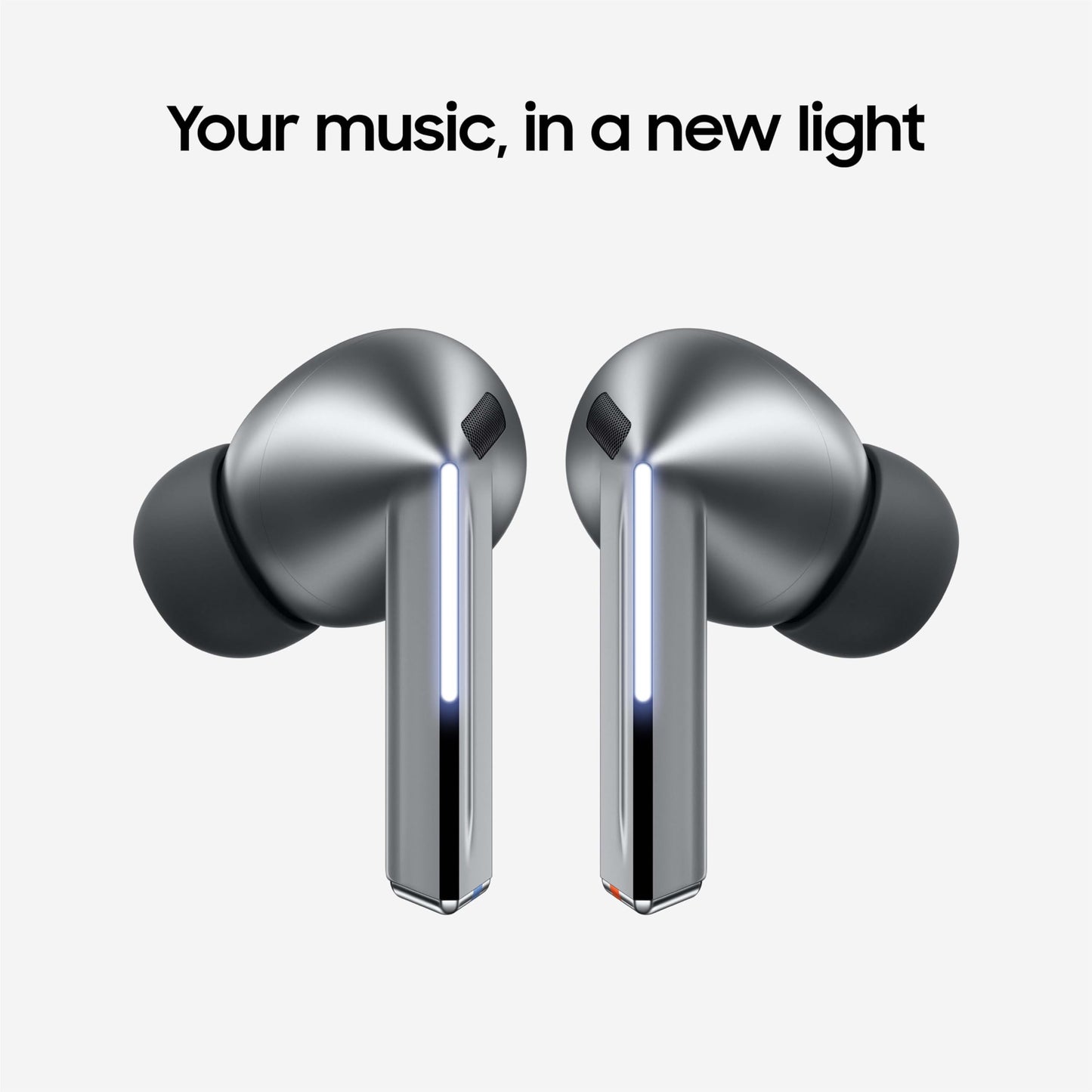 Samsung Galaxy Buds 3 Pro AI True Wireless Bluetooth Earbuds, Noise Cancelling, Sound Optimization, Redesigned Comfort Fit, Silver [US Version, Amazon Exclusive, 2Yr Warranty]