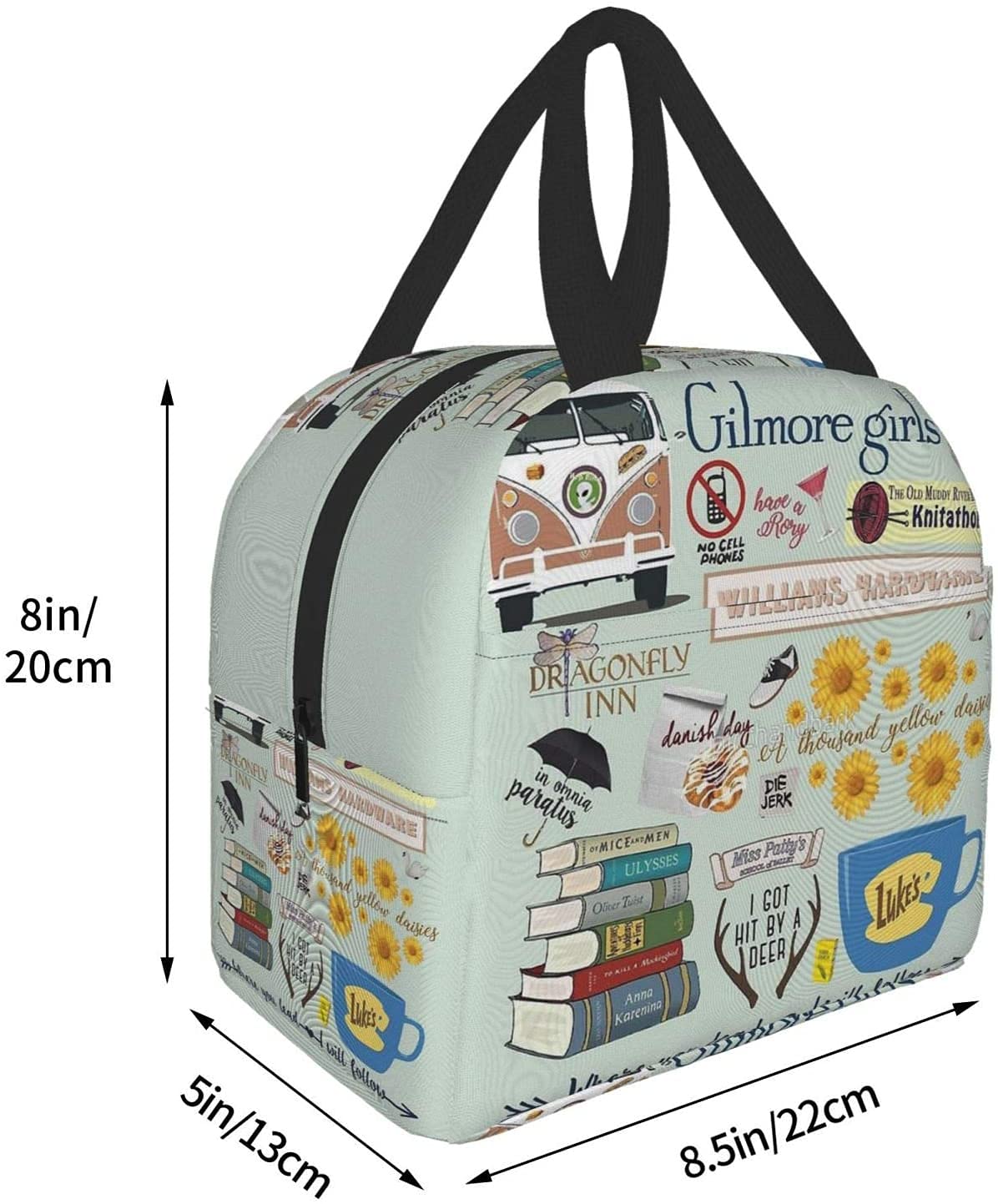 Lunch Tote Bag for Women Gifts Fashionable Collapsible Simple Modern DIY Bag Large