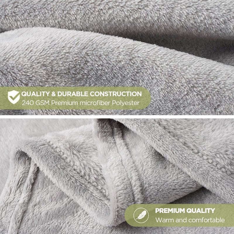 Bunnikins & Clover Wearable Hoodie Blanket for Adults, Warm and Cozy Oversized Blanket, Soft Flannel Fleece Hoodie Throw Blankets,Cat