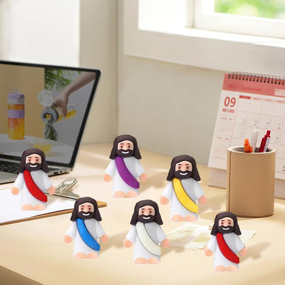AKFAHOIF Mini Jesus Figures, Set of 30pcs Action Figures Little Jesus Figures, Tiny Jesus Figures to Hide and Seek Religious Gifts for Easter Egg Stuffers