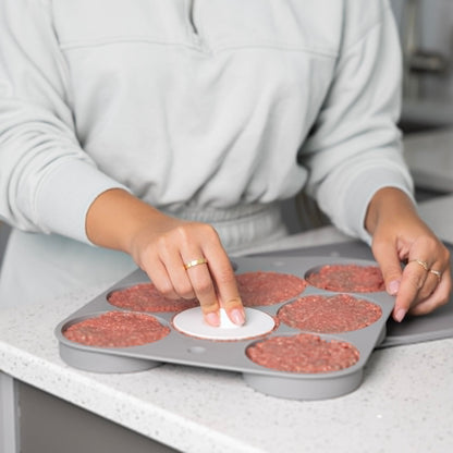 Outset Burger Patty Maker and Storage Tray, 8 Patty Capacity