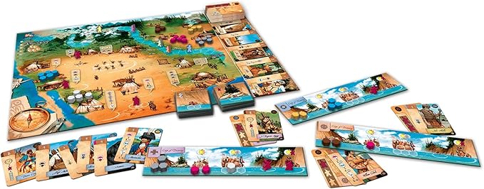 Ludonaute Lewis &amp Clark The Expedition Second Edition - Ludonaute Games Strategy Board Game Ages 14+ 1-5 Players 120 Min