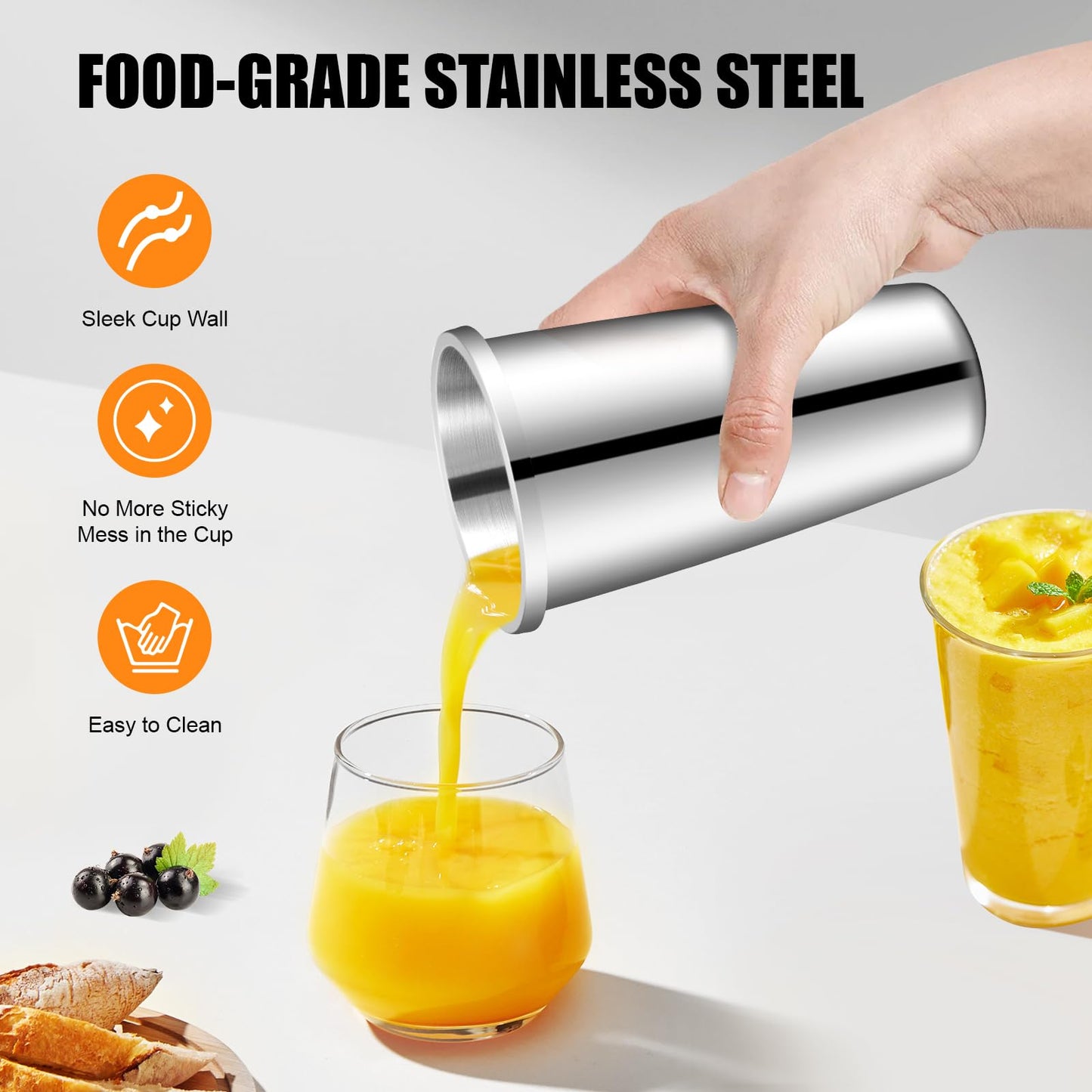 Electric Milkshake Maker Machine, 540W 2-Speed Triple Head Milk Shake Mixer Machine with 22oz Stainless Steel Mixing Cup, Commercial Milkshake Blender & Drink Mixer for Home or Business