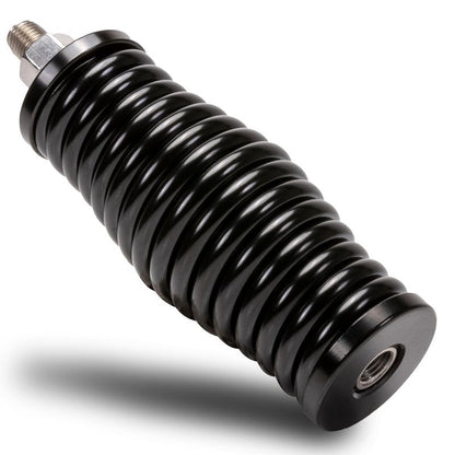 True MODS Black Heavy-Duty Stainless Steel CB Radio Antenna Spring Mount Base [3/8" 24 Thread] for Offroad UTV ATV SxS Side-by-Side 4 Wheeler Polaris RZR Razor Can-Am Maverick X3 Semi Truck Vehicle