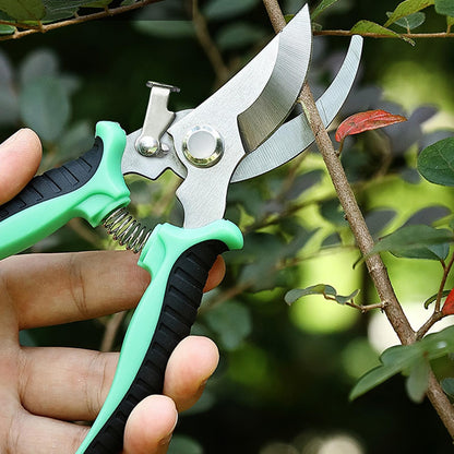3PCS Garden Pruning Shears-7.5 Inch Stainless Steel Pruning Snips,Garden Scissors Handheld for Gardening Cutting Flower Tree Trimming Tools (3)